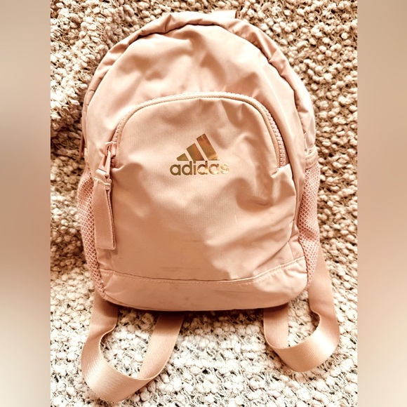Adidas Pink Small Pink Backpack - Picture 1 of 10